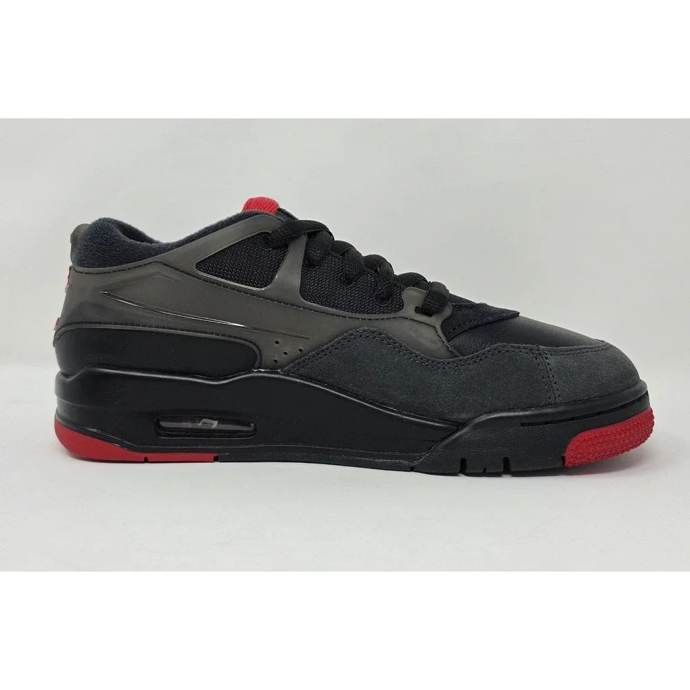 Air Jordan 4 RM GS Black Varsity Red Anthracite FQ7938-060 Kid's 7Y Women's 8.5